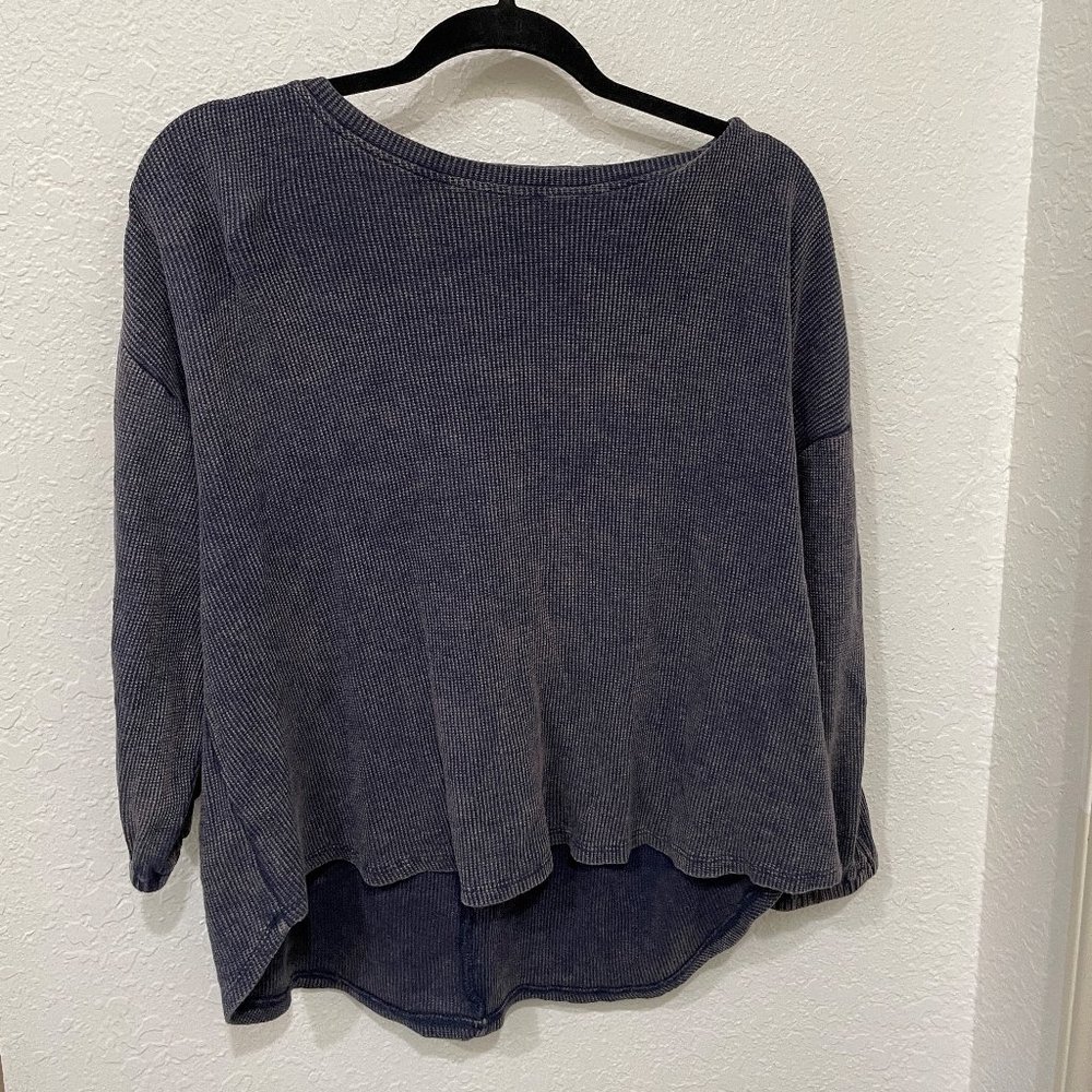 Waffle Knit Top